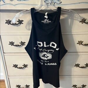 Koloa Black Surf Tank